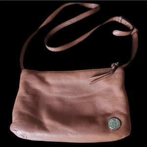 Vince Camuto cognac leather crossbody